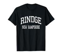 Diseño deportivo atlético vintage de Rindge New Hampshire NH Camiseta