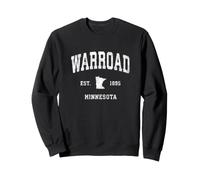Diseño Deportivo atlético Vintage de Warroad Minnesota MN Sudadera