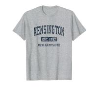 Diseño deportivo deportivo vintage de Kensington New Hampshire NH Camiseta