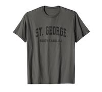 Diseño deportivo deportivo vintage de St. George, Carolina del Sur, Carolina del Sur Camiseta