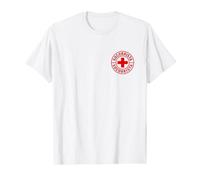 (Diseño Detrás) Camiseta Socorrista Trabajar Playa Socorro Camiseta
