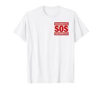 (Diseño Detrás) Camiseta Socorrista Trabajar Playa Socorro Camiseta