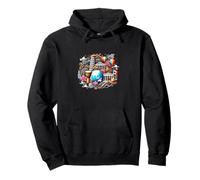 Diseño dinámico de la Cultura Mundial con Diversidad Cultural - S34 Sudadera con Capucha