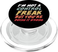 DISEÑO DISEÑO Divertido SVG DE I'm Not A Control Freak Pero PopSockets PopGrip para MagSafe