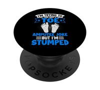 Diseño Divertido Amputación de Dedo del Pie PopSockets PopGrip Adhesivo