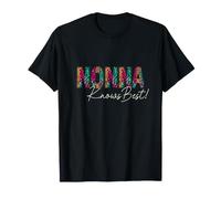 Diseño Divertido con Estampado de Leopardo de Abuela Italiana de Nonna Knows Best Camiseta