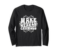 Diseño Divertido con Frase 'Haz el Cielo Lleno' Manga Larga
