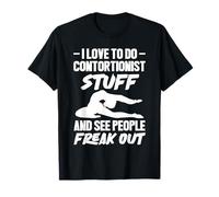 Diseño Divertido con Texto en inglés I Love To Do Contortionist Stuff Camiseta