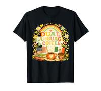 Diseño Divertido de Agradecimiento al Profesor de café en Doble Idioma Camiseta