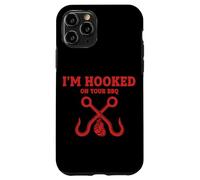 Diseño Divertido de ahumador con Texto en inglés I'm Hooked On Your BBQ Carcasa para iPhone 11 Pro