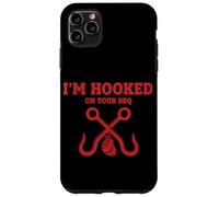 Diseño Divertido de ahumador con Texto en inglés I'm Hooked On Your BBQ Carcasa para iPhone 11 Pro MAX
