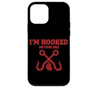 Diseño Divertido de ahumador con Texto en inglés I'm Hooked On Your BBQ Carcasa para iPhone 12 Mini