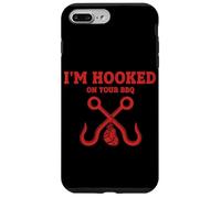 Diseño Divertido de ahumador con Texto en inglés I'm Hooked On Your BBQ Carcasa para iPhone 7 Plus/8 Plus
