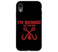 Diseño Divertido de ahumador con Texto en inglés I'm Hooked On Your BBQ Carcasa para iPhone XR
