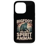 Diseño divertido de Bigfoot Is My Spirit Animal con forma de bosque Carcasa para iPhone 13 Pro