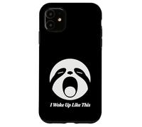 Diseño Divertido de Cara de Perezoso I Woke Up Like This Sloth Face Carcasa para iPhone 11