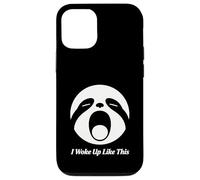 Diseño Divertido de Cara de Perezoso I Woke Up Like This Sloth Face Carcasa para iPhone 12/12 Pro