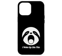 Diseño Divertido de Cara de Perezoso I Woke Up Like This Sloth Face Carcasa para iPhone 12 Pro MAX