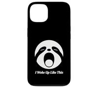 Diseño Divertido de Cara de Perezoso I Woke Up Like This Sloth Face Carcasa para iPhone 13