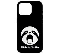 Diseño Divertido de Cara de Perezoso I Woke Up Like This Sloth Face Carcasa para iPhone 16 Pro