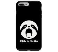 Diseño Divertido de Cara de Perezoso I Woke Up Like This Sloth Face Carcasa para iPhone 7 Plus/8 Plus