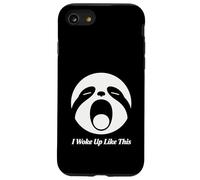 Diseño Divertido de Cara de Perezoso I Woke Up Like This Sloth Face Carcasa para iPhone SE (2020) / 7/8