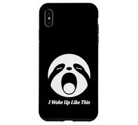 Diseño Divertido de Cara de Perezoso I Woke Up Like This Sloth Face Carcasa para iPhone XS MAX