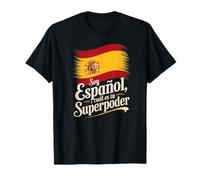 Diseño Divertido de España Orgullo por Ser Español Camiseta