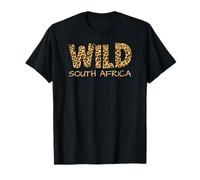 Diseño divertido de estampado de leopardo salvaje de Sudáfrica para los amantes del safari Camiseta