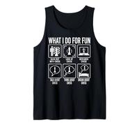 Diseño Divertido de Gran Maestro de ajedrez What I Do For Fun Camiseta sin Mangas