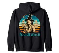 Diseño Divertido de Halloween de The Doctor Witch Sudadera con Capucha