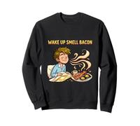 Diseño Divertido de Humor matutino para Despertar con Olor a Tocino Sudadera