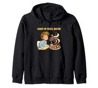 Diseño Divertido de Humor matutino para Despertar con Olor a Tocino Sudadera con Capucha