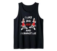 Diseño Divertido de I Like Big Koi para Amantes de los Peces japoneses Camiseta sin Mangas