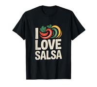 Diseño divertido de I Love Salsa Peppers Camiseta
