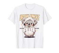 Diseño Divertido de Koala en la Jungla Urbana Camiseta