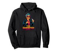 Diseño divertido de la abuela punk para abuelas Sudadera con Capucha