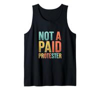 Diseño Divertido de la Democracia no es un manifestante pagado Camiseta sin Mangas
