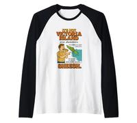 Diseño Divertido de la Isla de Vancouver Camiseta Manga Raglan