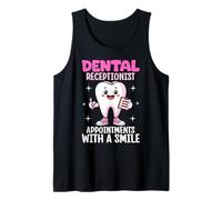 Diseño divertido de las mujeres Odontología recepcionista dental Camiseta sin Mangas