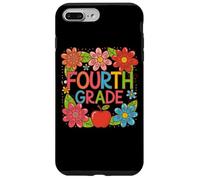 Diseño divertido de manzana floral de cuarto grado Carcasa para iPhone 7 Plus/8 Plus