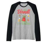 Diseño Divertido de Mei Dirndl Is In Da Wäsch Pretzel Party Party Camiseta Manga Raglan