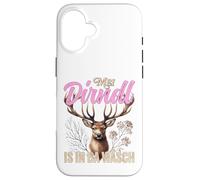 Diseño Divertido de Mei Dirndl Is In Da Wäsch Pretzel Party Party Carcasa para iPhone 16