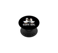 Diseño Divertido de Meme de urgencias de Cuff Em Goose Nurse PopSockets PopGrip Adhesivo