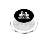 Diseño Divertido de Meme de urgencias de Cuff Em Goose Nurse PopSockets PopGrip para MagSafe