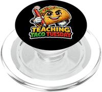 Diseño Divertido de Memes de Tacos para Maestros de enseñanza del Martes de Tacos PopSockets PopGrip para MagSafe