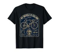 Diseño Divertido de My Bicycle Is Calling I Must Go Camiseta