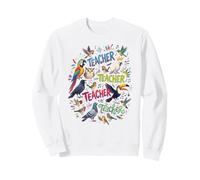 Diseño Divertido de pájaros para Maestros Amantes de los pájaros Sudadera