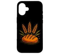 Diseño Divertido de Pan Fresco y Trigo para Hornear Carcasa para iPhone 16