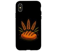 Diseño Divertido de Pan Fresco y Trigo para Hornear Carcasa para iPhone X/XS